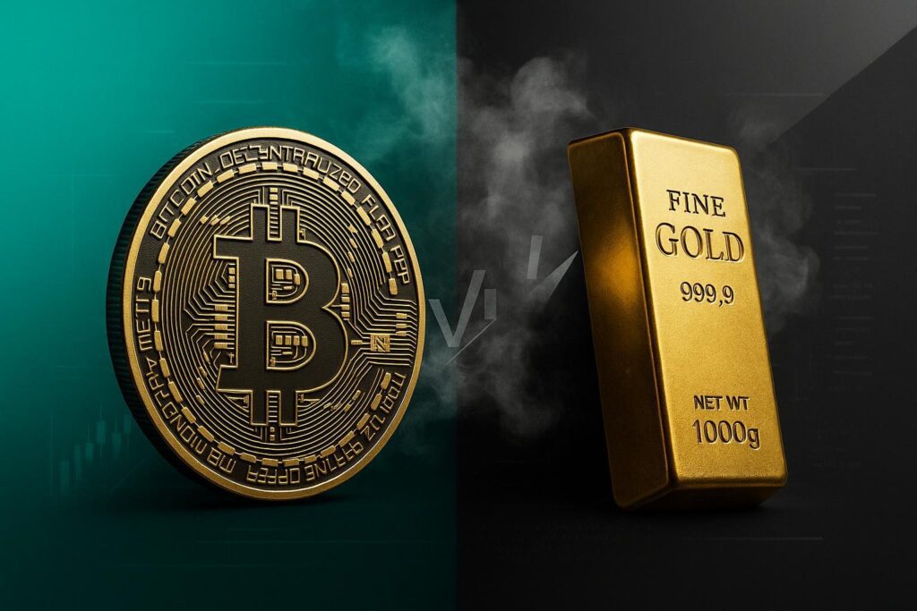 “Gold vs Bitcoin in 2025: A New Era in Safe-Haven Investing and Diversification”